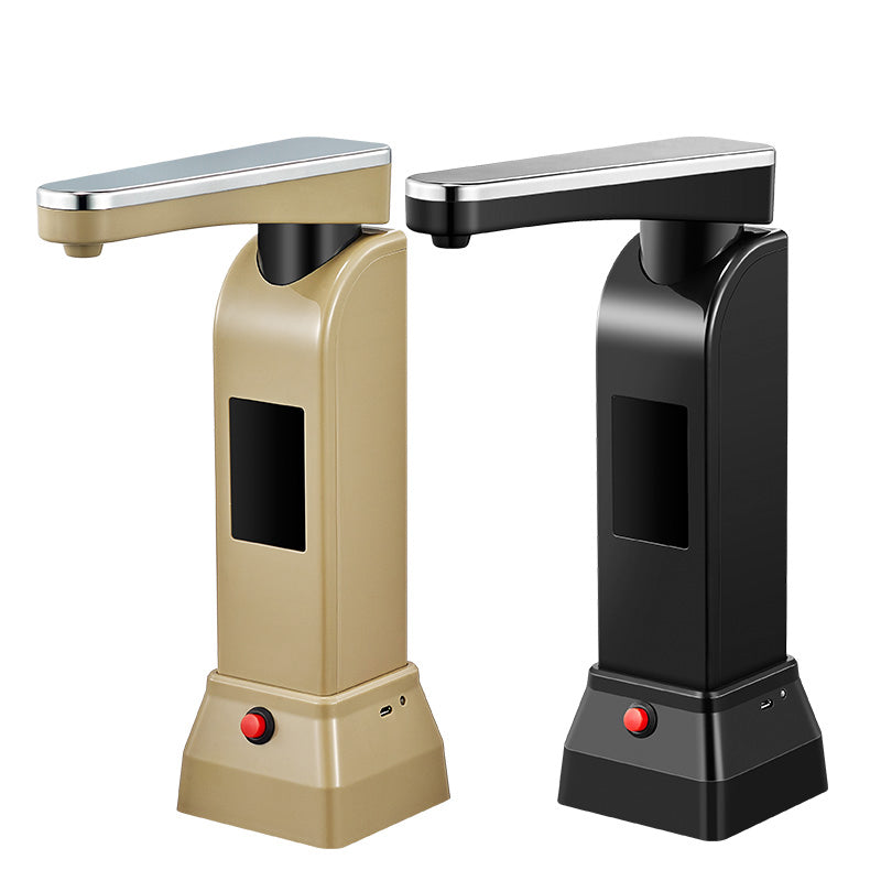 OEM 2024 new type hot sale mini bottle electric water pump dispenser with the led lamp portable Bucket and table dual-purpose Electric Water Pump Mini Bottle Water Pump Kitchen Office Drink Dispenser